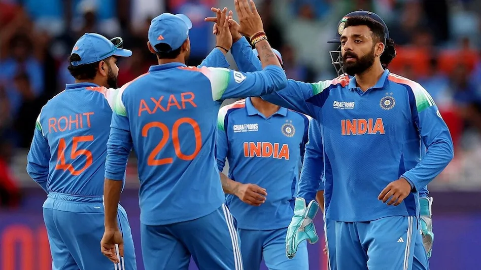 दुबई इंटरनेशनल क्रिकेट स्टेडियम में आयोजित चैंपियंस ट्रॉफी 2025 के फाइनल में भारतीय क्रिकेट टीम ने न्यूजीलैंड को 4 विकेट से हराकर इतिहास रच दिया
